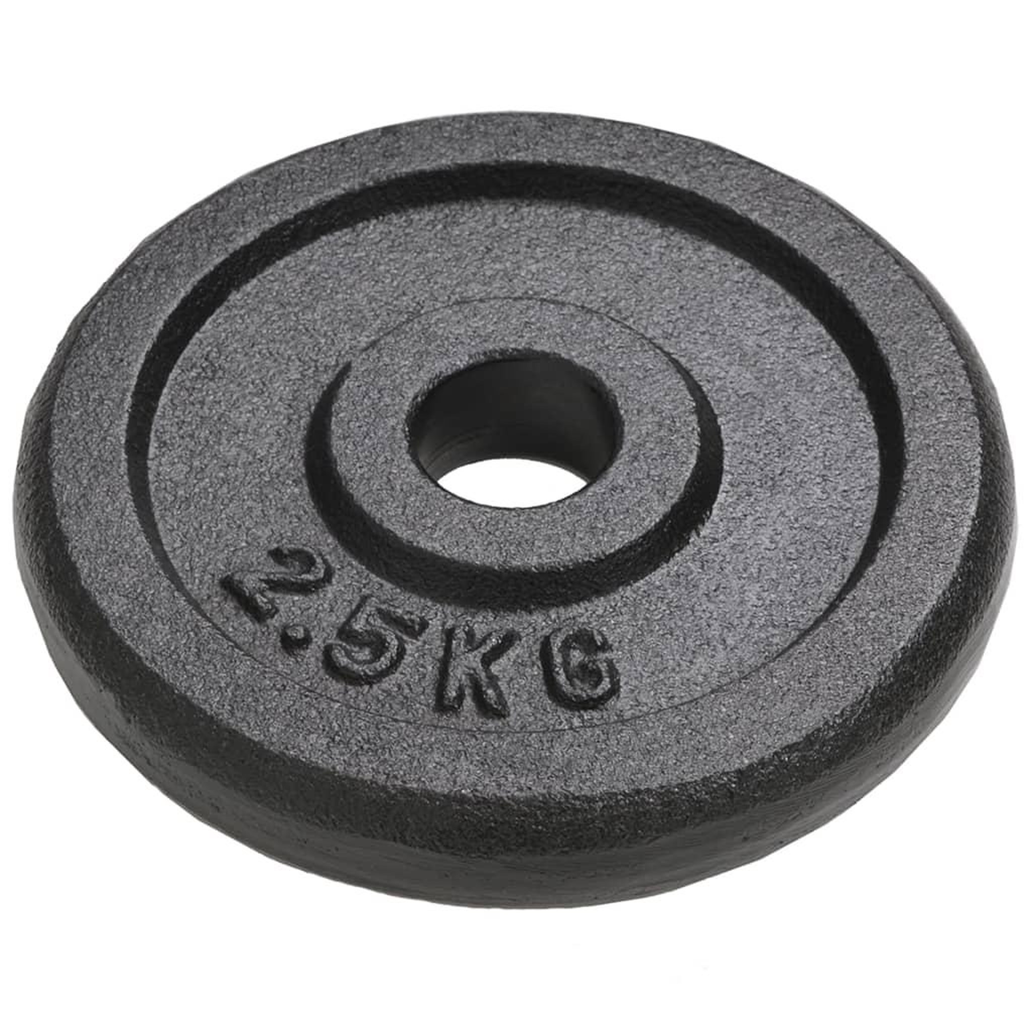 Voir la diapositive 2 : VIDAXL Plaque de poids 8 pcs 8x2,5 kg Fonte