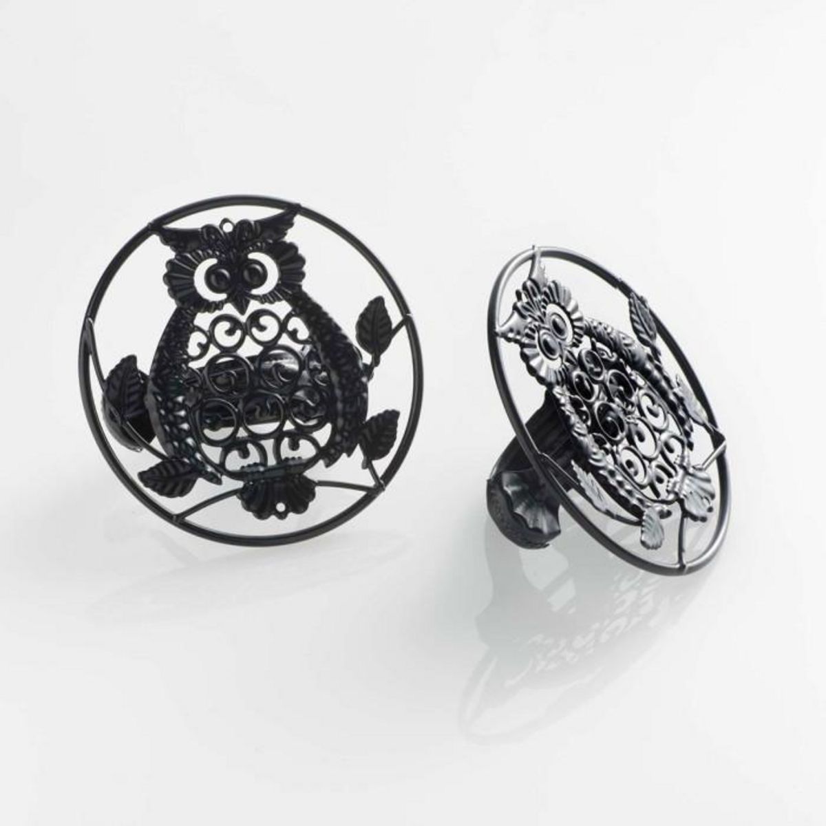 Paris Prix Lot de 2 Embrasses de Rideau  Gufo  8cm Noir