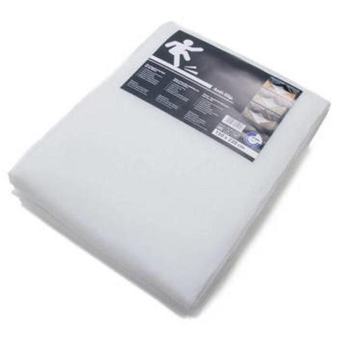 Paris Prix Sous-Tapis Antidérapant  Caoutchouc  Blanc