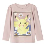 NAME IT T Shirt Manches Longues  Fille Name it Sorina. Coloris disponibles : Rose