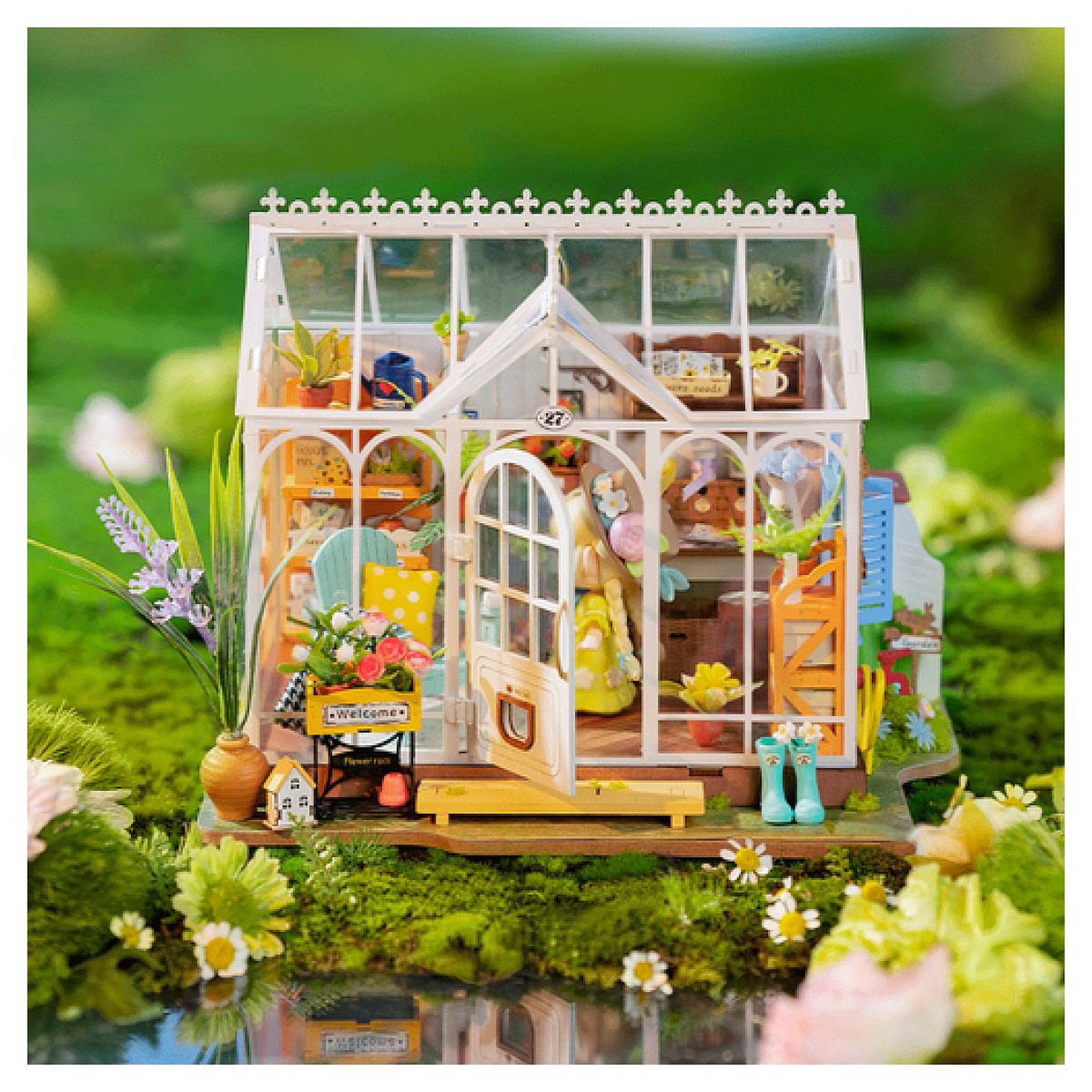 Voir la diapositive 2 : ROBOTIME Maquette Dreamy garden house