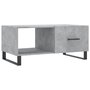 Voir la diapositive 2 : VIDAXL Table basse gris beton 90x50x40 cm bois d'ingenierie