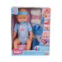 Voir la diapositive 2 : SILVERTORN NEW BORN BABY Poupon Bleu 43cm Boit Fait Pipi