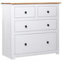 Voir la diapositive 1 : VIDAXL Buffet Blanc 80x40x83 cm Pin Gamme Panama