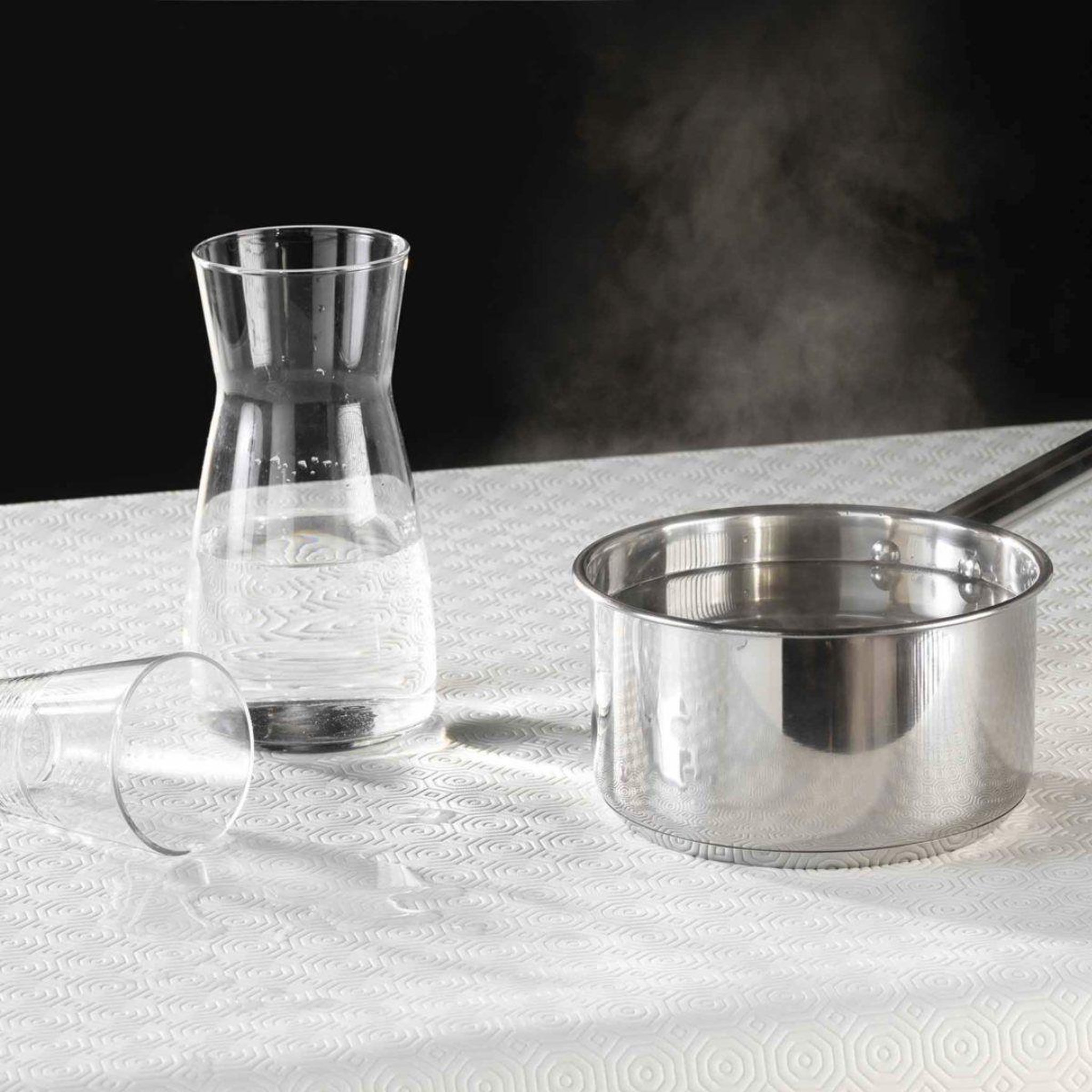 Voir la diapositive 3 : Douceur d'Intérieur Sous nappe protège table  bulgo  140x220cm blanc