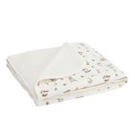 Petit Béguin Couverture bébé Chou lapinou. Coloris disponibles : Beige