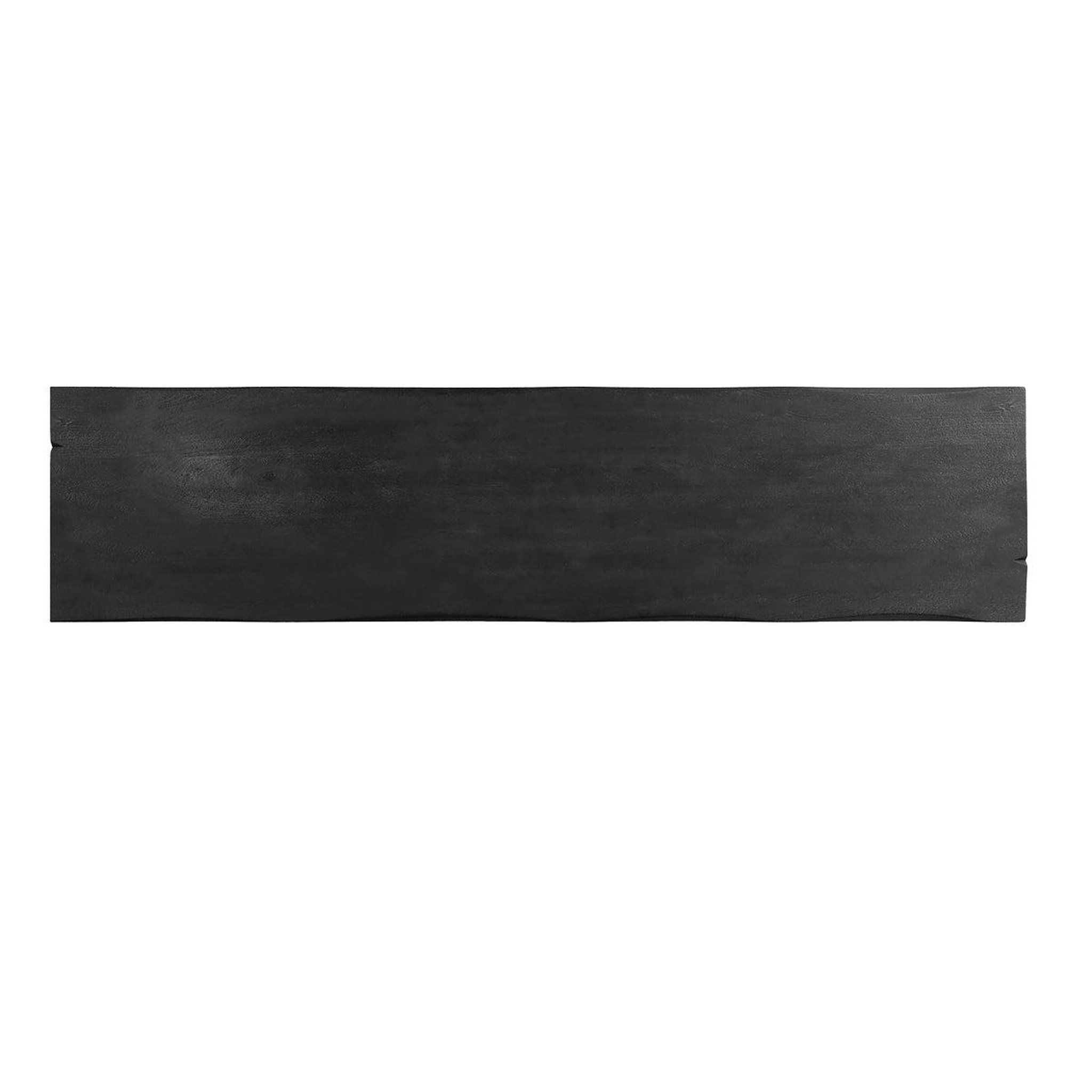 Voir la diapositive 3 : MAISON PAVANE Banc noir en bois de manguier 145 cm-toxis