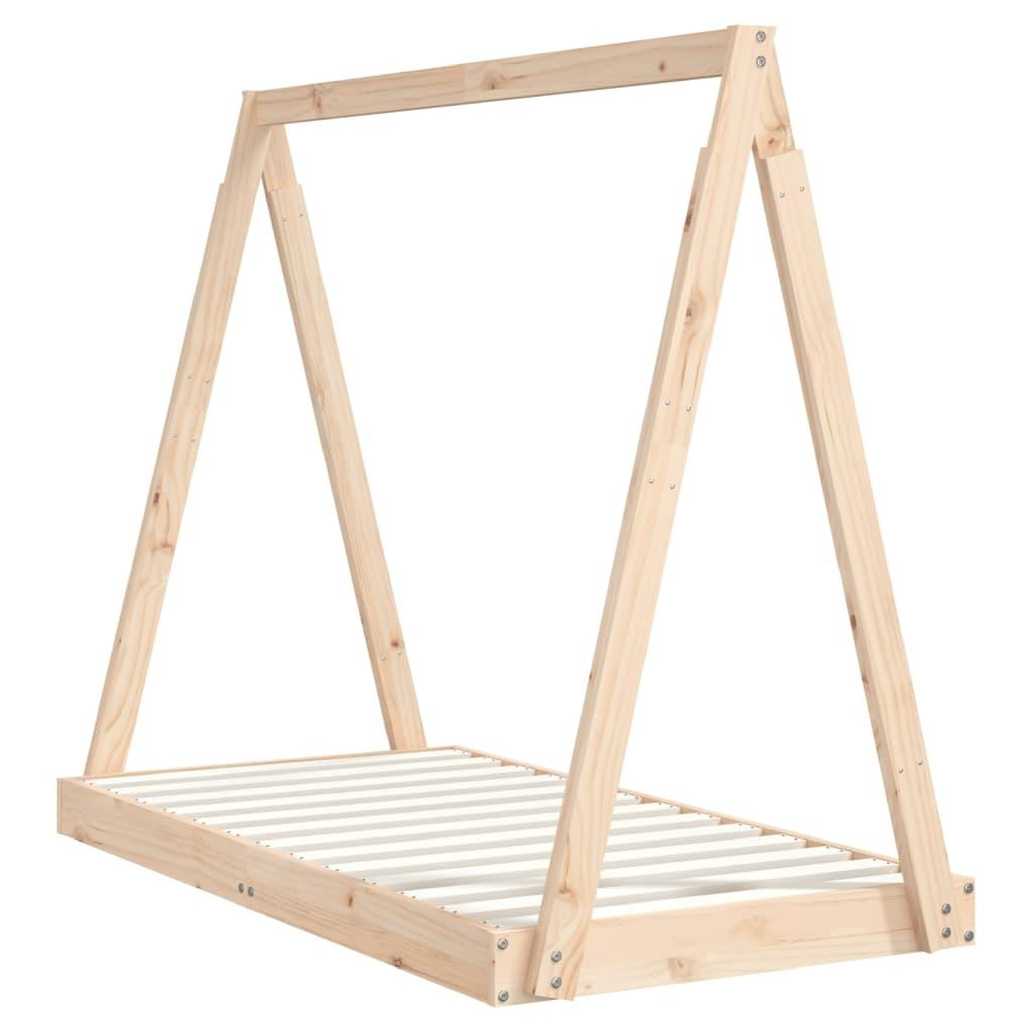 Voir la diapositive 3 : VIDAXL Cadre de lit pour enfant 70x140 cm bois de pin massif