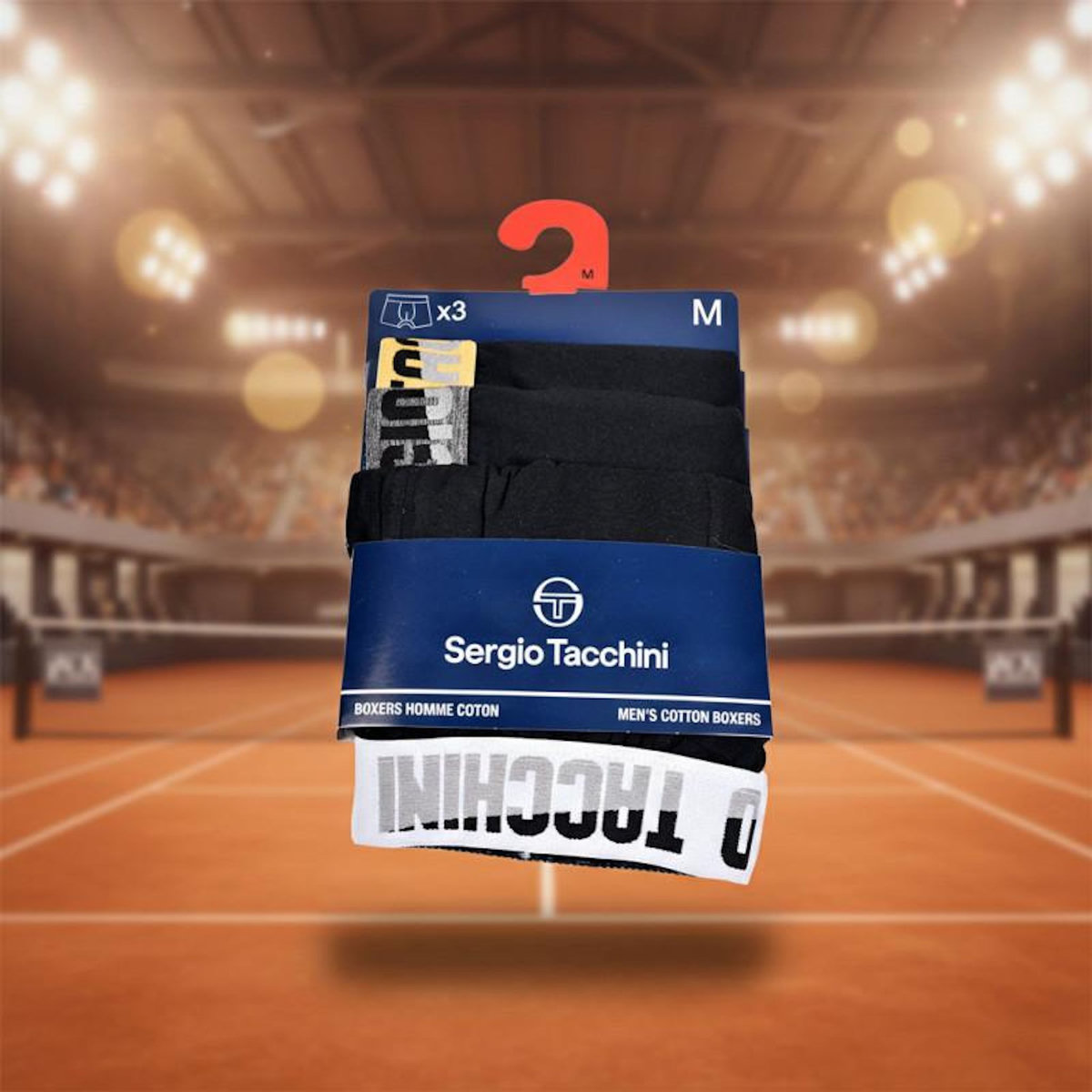 SERGIO TACCHINI Sergio Tacchini Pack de Boxers Homme Lot de 3
