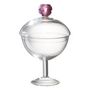 Voir la diapositive 1 : Paris Prix Bonbonnière en Verre  Diamond  25cm Transparent & Rose