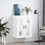 Voir la diapositive 3 : VIDAXL Armoire murale blanc 69,5x34x90 cm