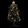 Voir la diapositive 2 : FEERIC LIGHT & CHRISTMAS Sapin de Noël Artificiel Fibre Optique  Sofia  94cm Vert