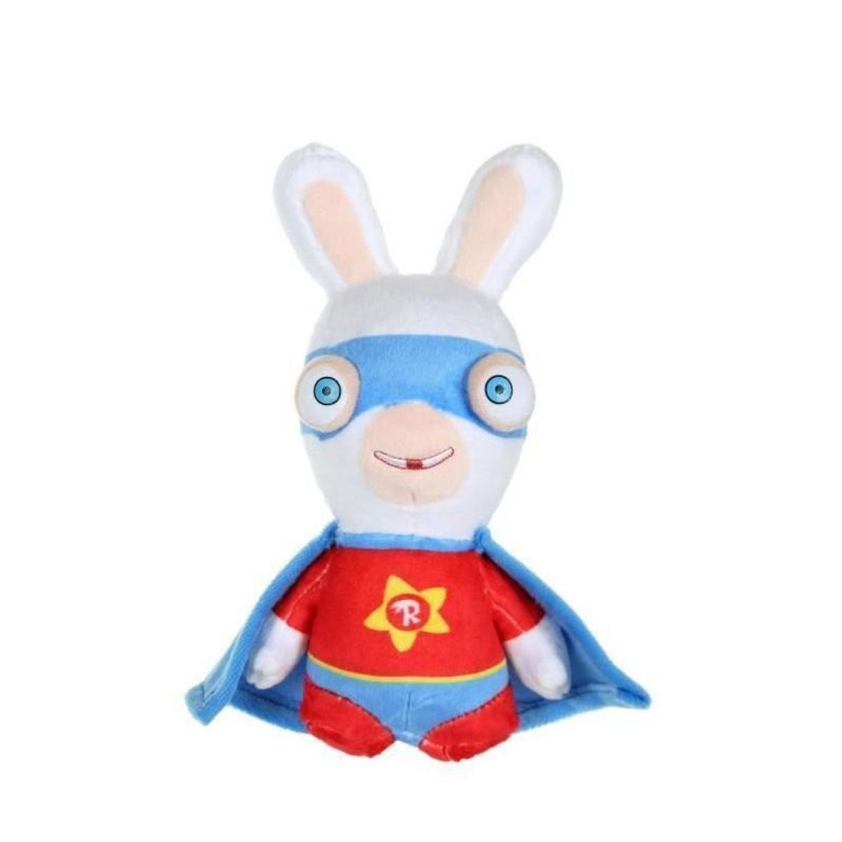 Gipsy LAPINS CRETINS Peluche Super-Heros Rouge Sonore - 18 cm