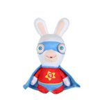Gipsy LAPINS CRETINS Peluche Super-Heros Rouge Sonore - 18 cm