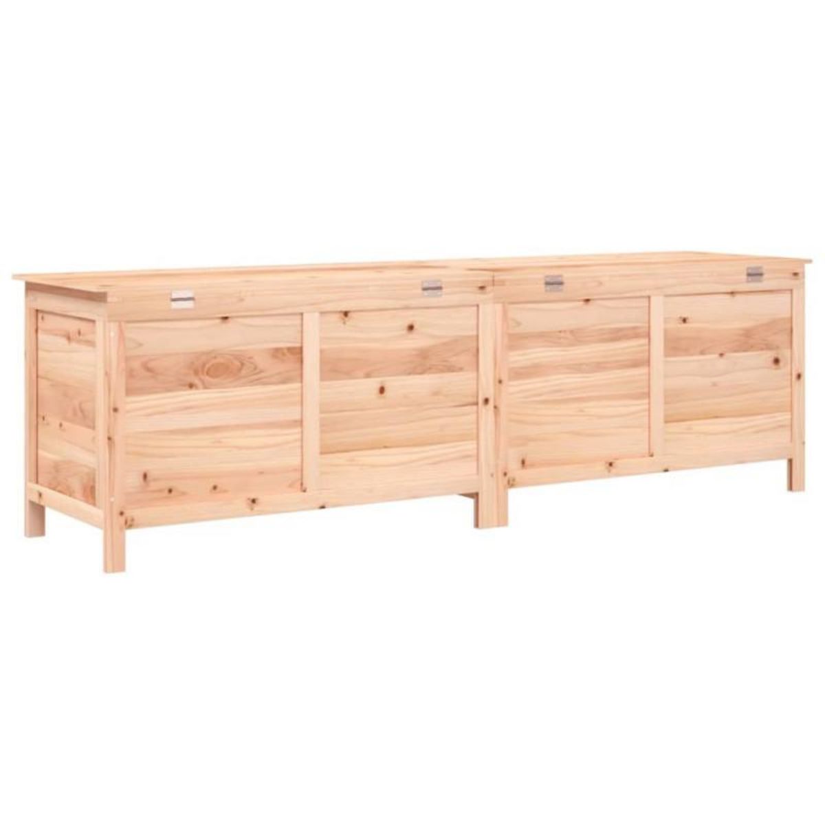 VIDAXL Boîte de rangement de jardin 198,5x50x56,5 cm bois massif sapin