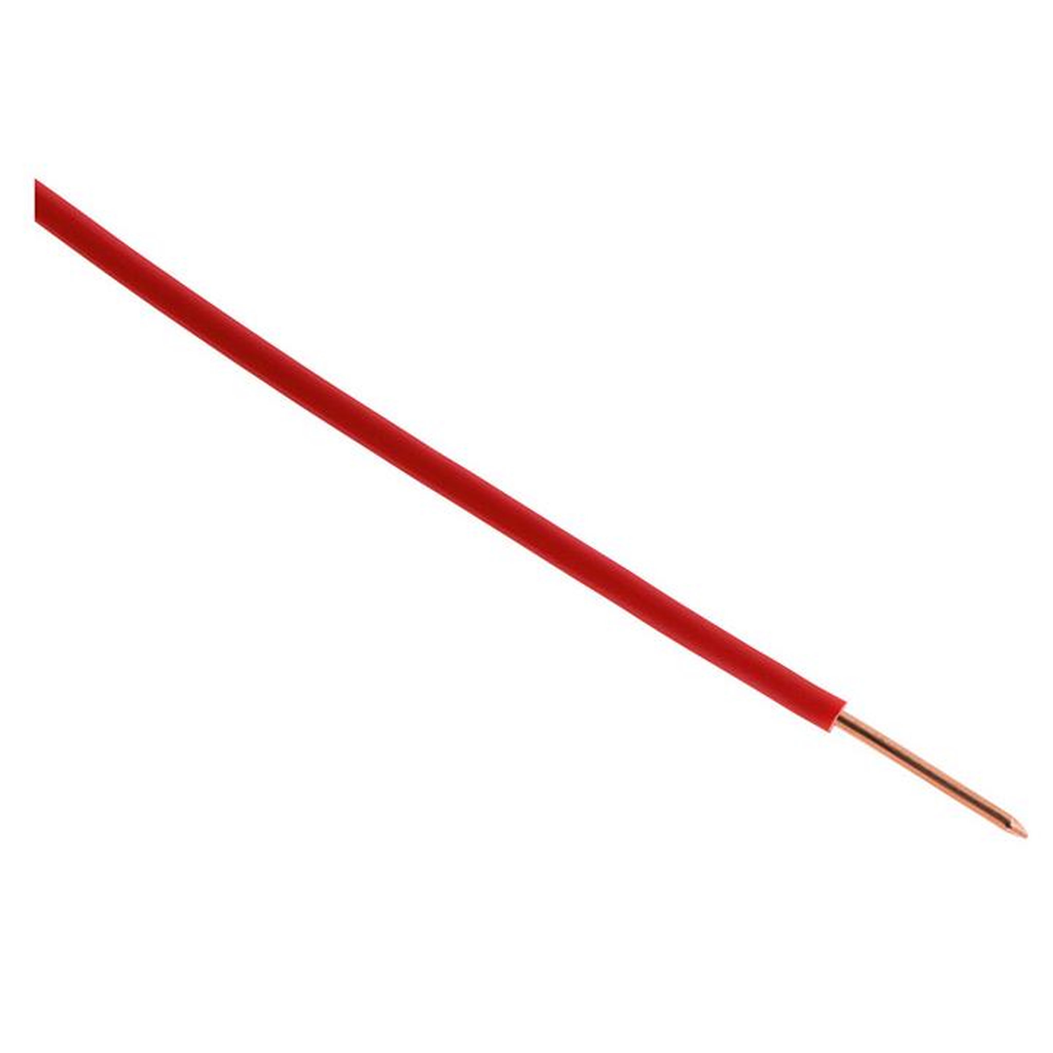 ZENITECH Câble électrique HO7V-U 1,5 mm2 rouge 10 m