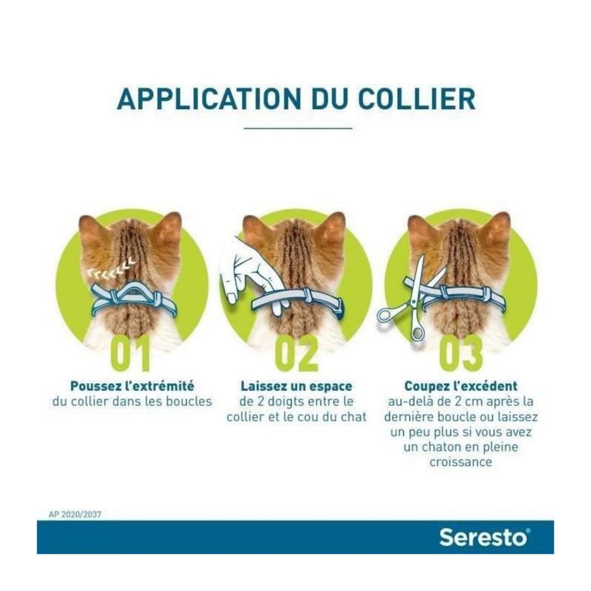 Seresto Seresto Chat - Collier Anti-Puces et Anti-Tiques pour Chats - 2 Colliers