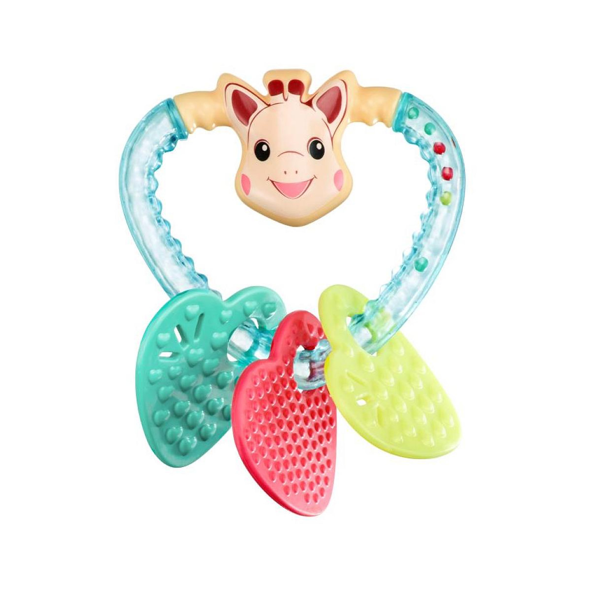 Voir la diapositive 2 : VULLI Hochet coeur sophie la girafe