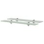 Voir la diapositive 1 : VIDAXL Etageres murales 2 pcs Verre 60x20 cm 8 mm