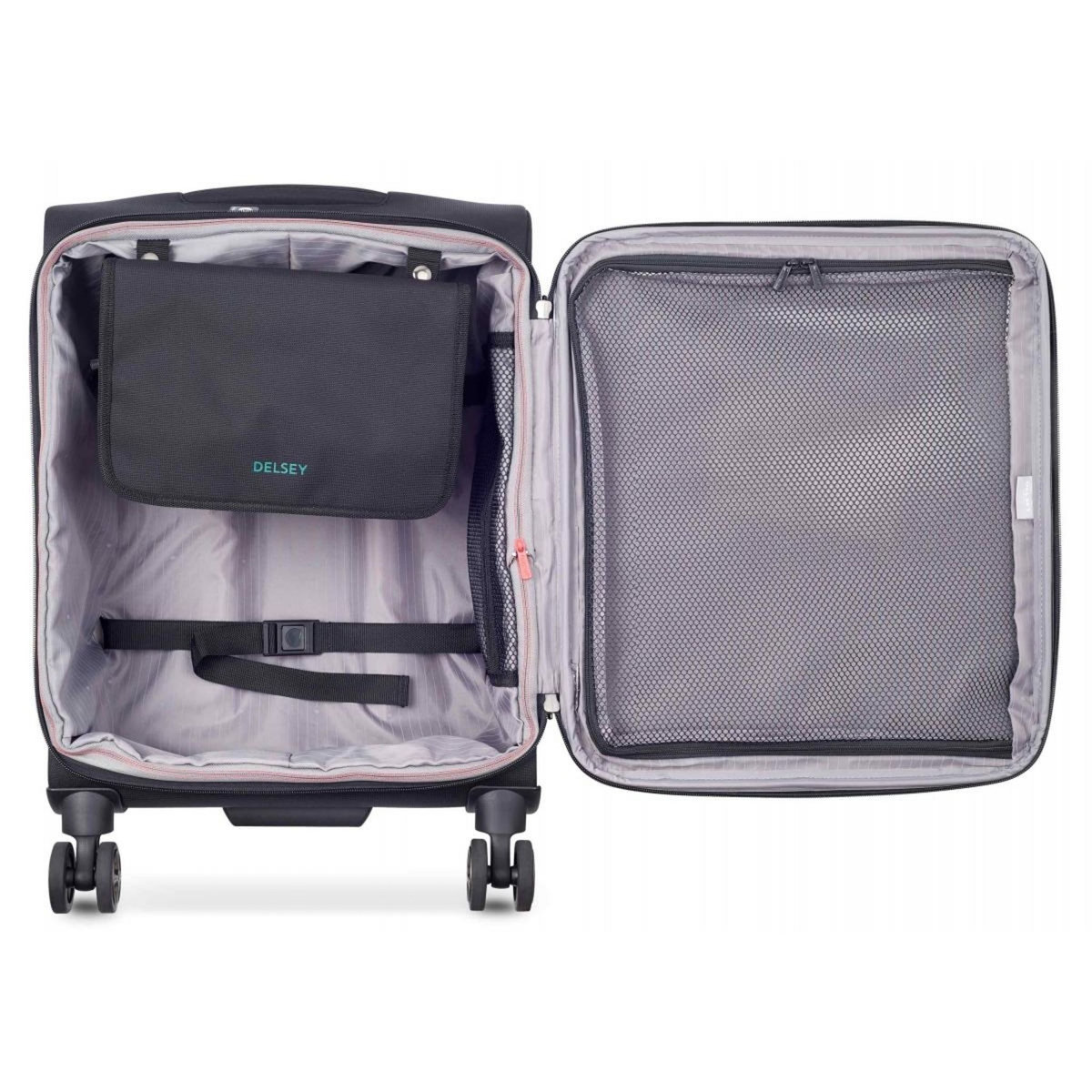 Delsey Valise cabine souple slim Helium DLX TSA 55cm