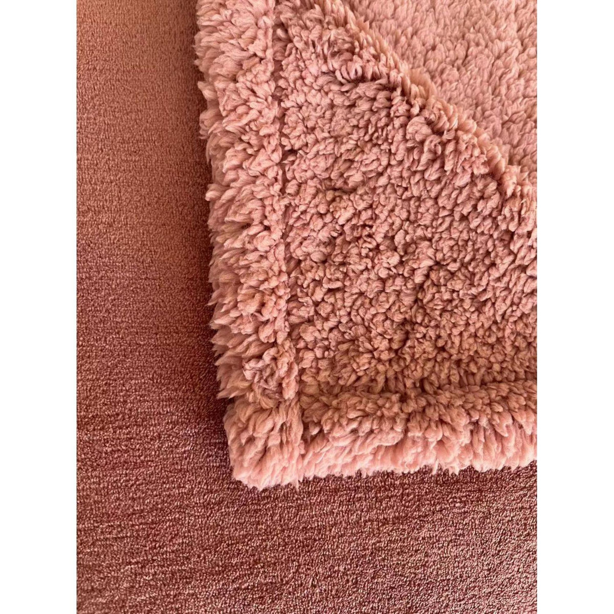 ACTUEL Plaid double face polaire/sherpa  