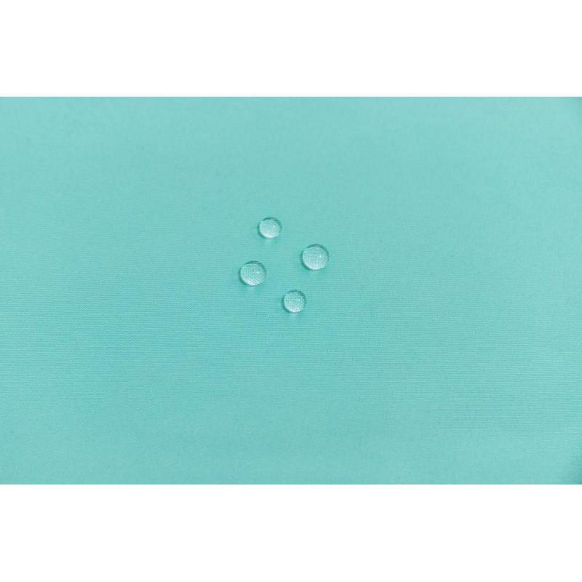 UNIVERS DECOR Nappe enduite avec traitement antitache Menthe carrée 180 x 180 cm