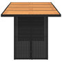 Voir la diapositive 4 : VIDAXL Table de jardin avec dessus en bois d'acacia noir 190x80x74 cm