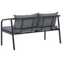 Voir la diapositive 4 : VIDAXL Canape de jardin a 2 places avec coussins Gris Aluminium