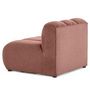 Voir la diapositive 6 : LISA DESIGN Debbie - module d'assise sans accoudoirs en tissu texturé