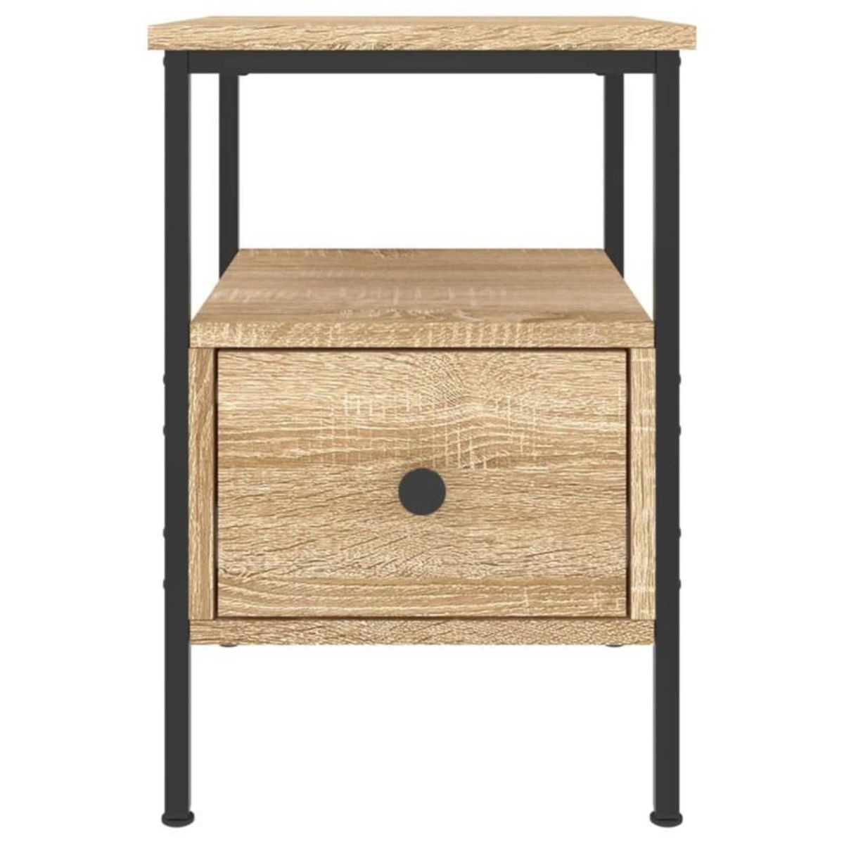 VIDAXL Table de chevet chêne sonoma 34x36x50 cm bois d ingénierie