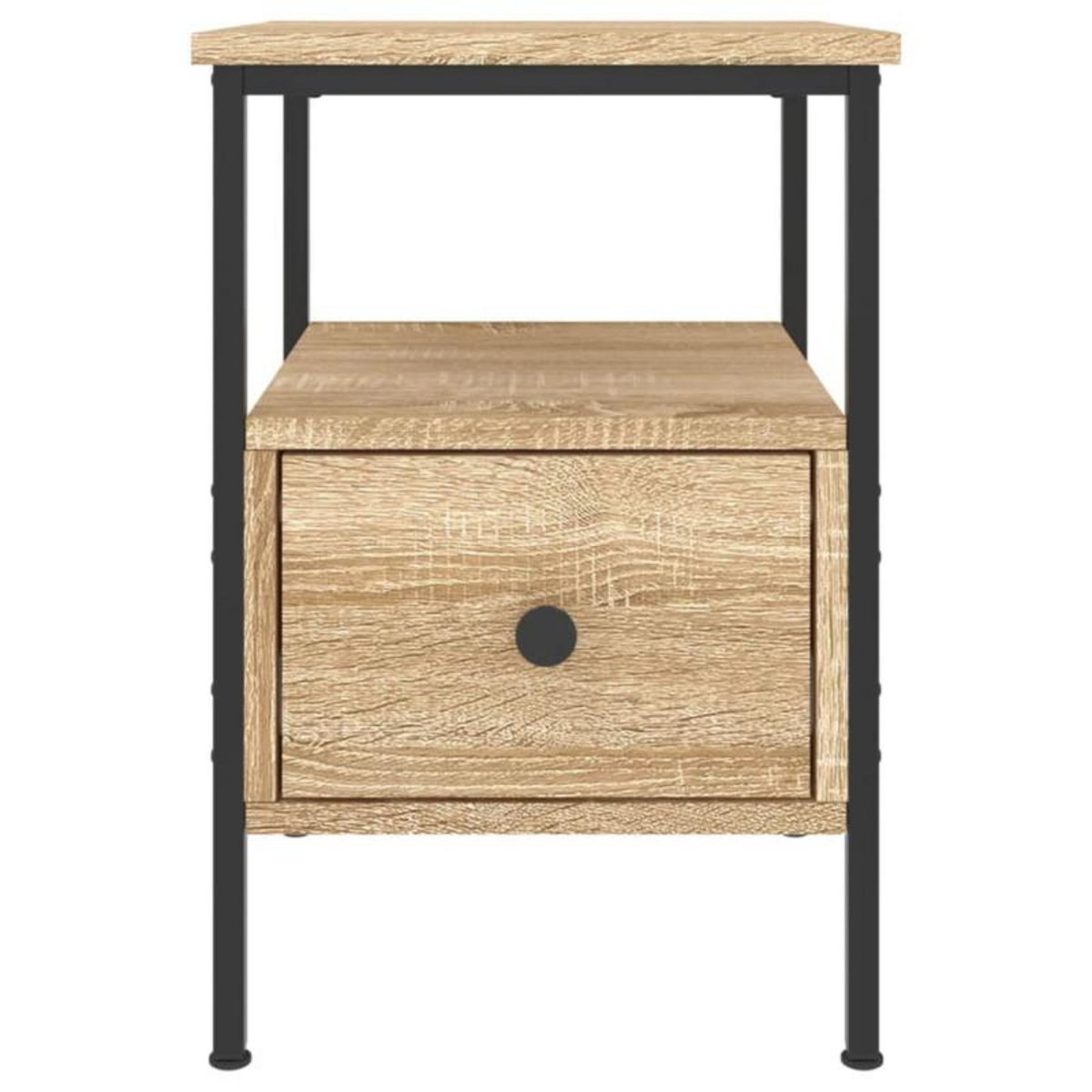 VIDAXL Table de chevet chêne sonoma 34x36x50 cm bois d ingénierie