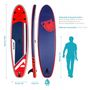 Voir la diapositive 3 : ADRENALIN Paddle Gonflable EXPLORER 10'8 32'' 6'' (325x81x15cm) avec Pompe, Pagaie, Leash et Sac de transport