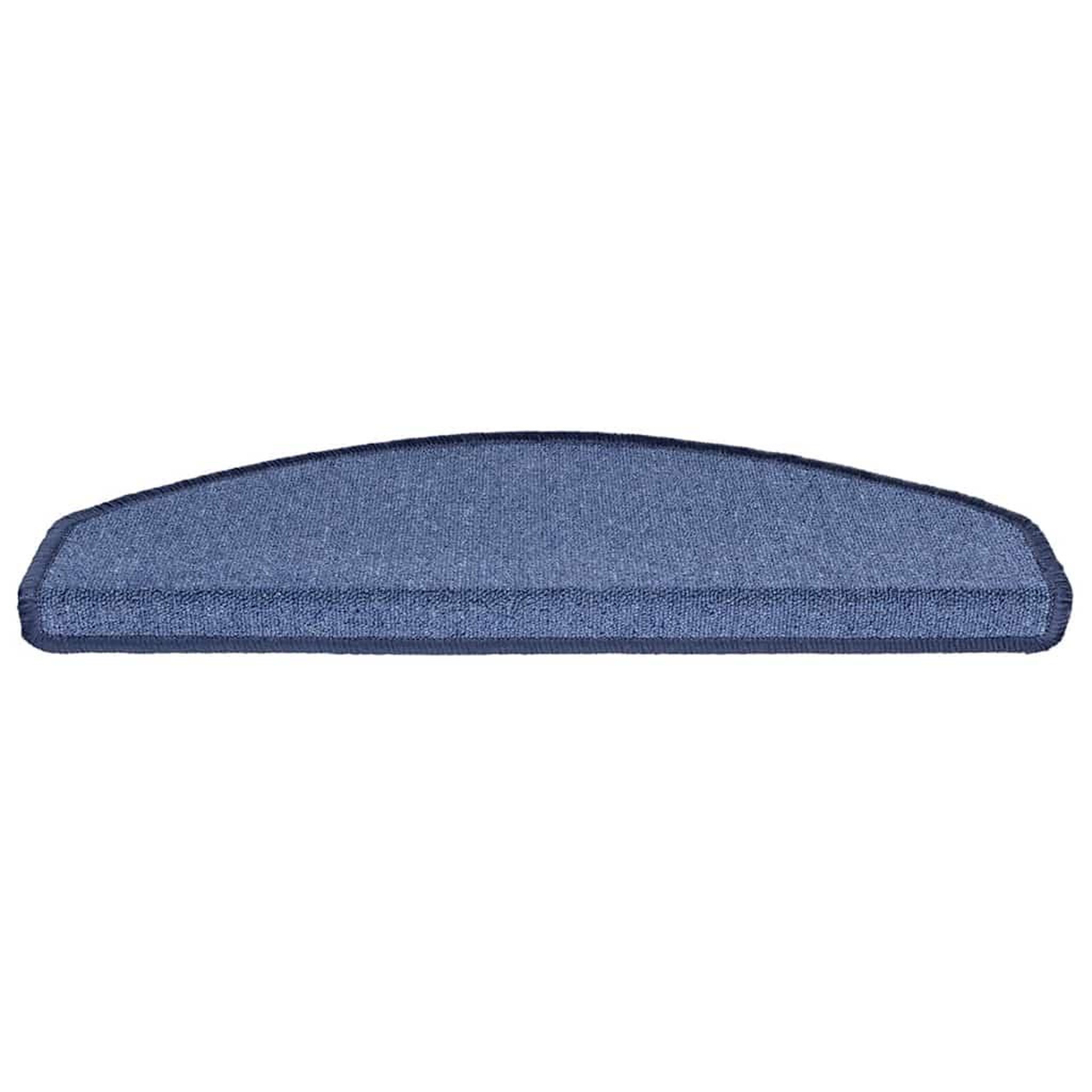 Voir la diapositive 3 : VIDAXL Tapis d'escalier 30 pcs bleu 65x24x4 cm