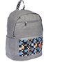 Voir la diapositive 2 : YOUNG'S ATTITUDE Sac à dos 1 compartiment gris clair TRENDY BORNE