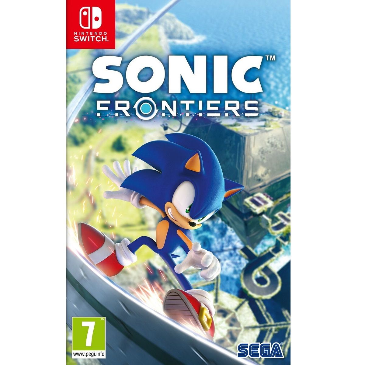 Sonic Frontiers Nintendo Switch + Ecouteurs sans Fil Bluetooth pour Enfant Sonic