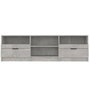 Voir la diapositive 4 : VIDAXL Meuble TV Gris beton 150x33,5x45 cm Bois d'ingenierie