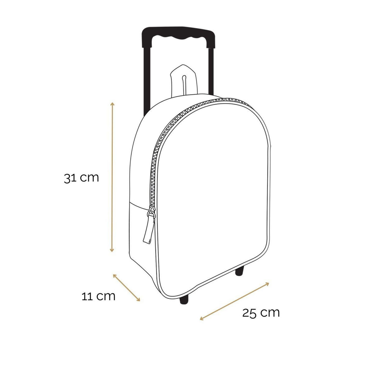 Bagtrotter BAGTROTTER Sac à dos à roulettes 31 cm maternelle Marvel Avengers Multicolore