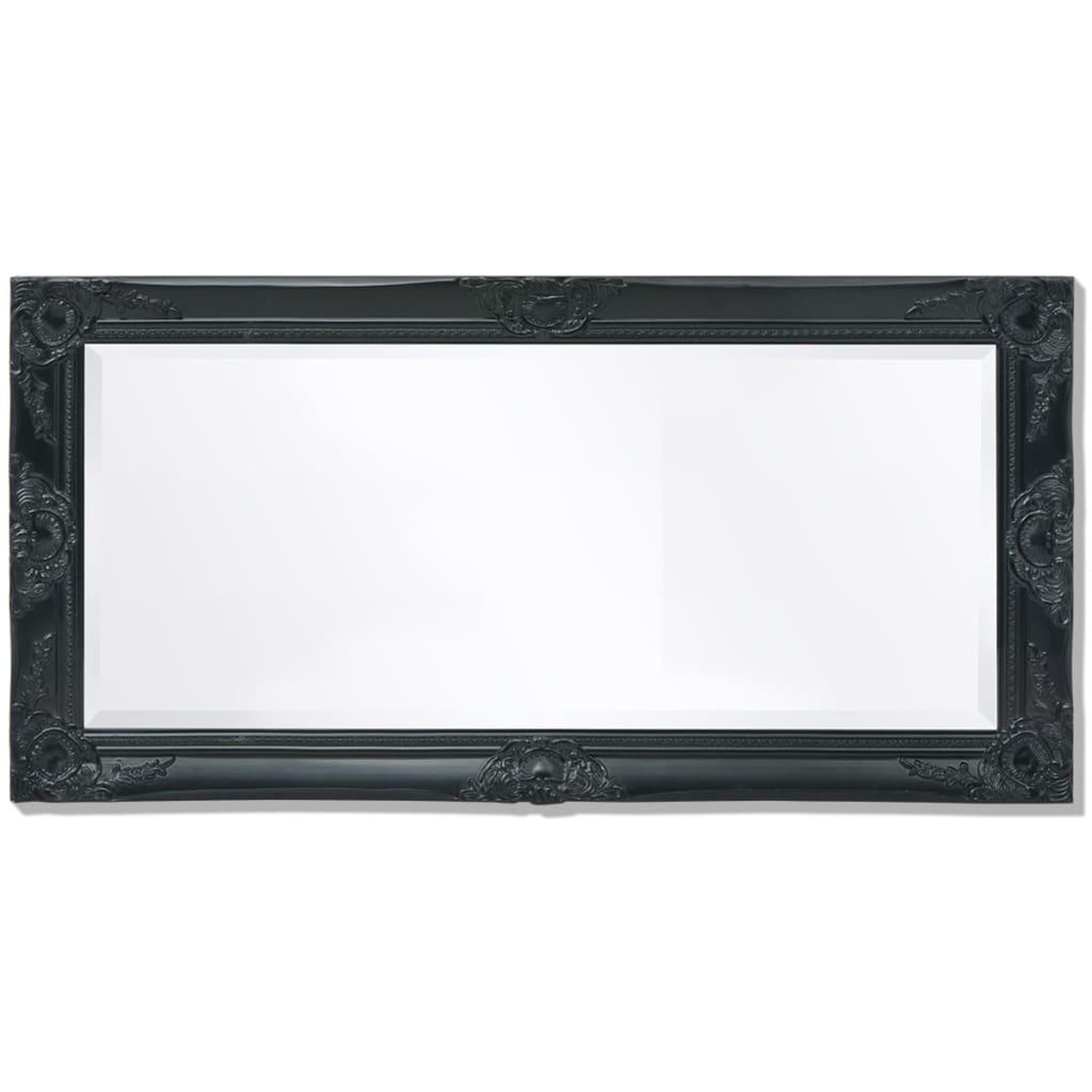 Voir la diapositive 5 : VIDAXL Miroir mural style baroque 100x50 cm noir