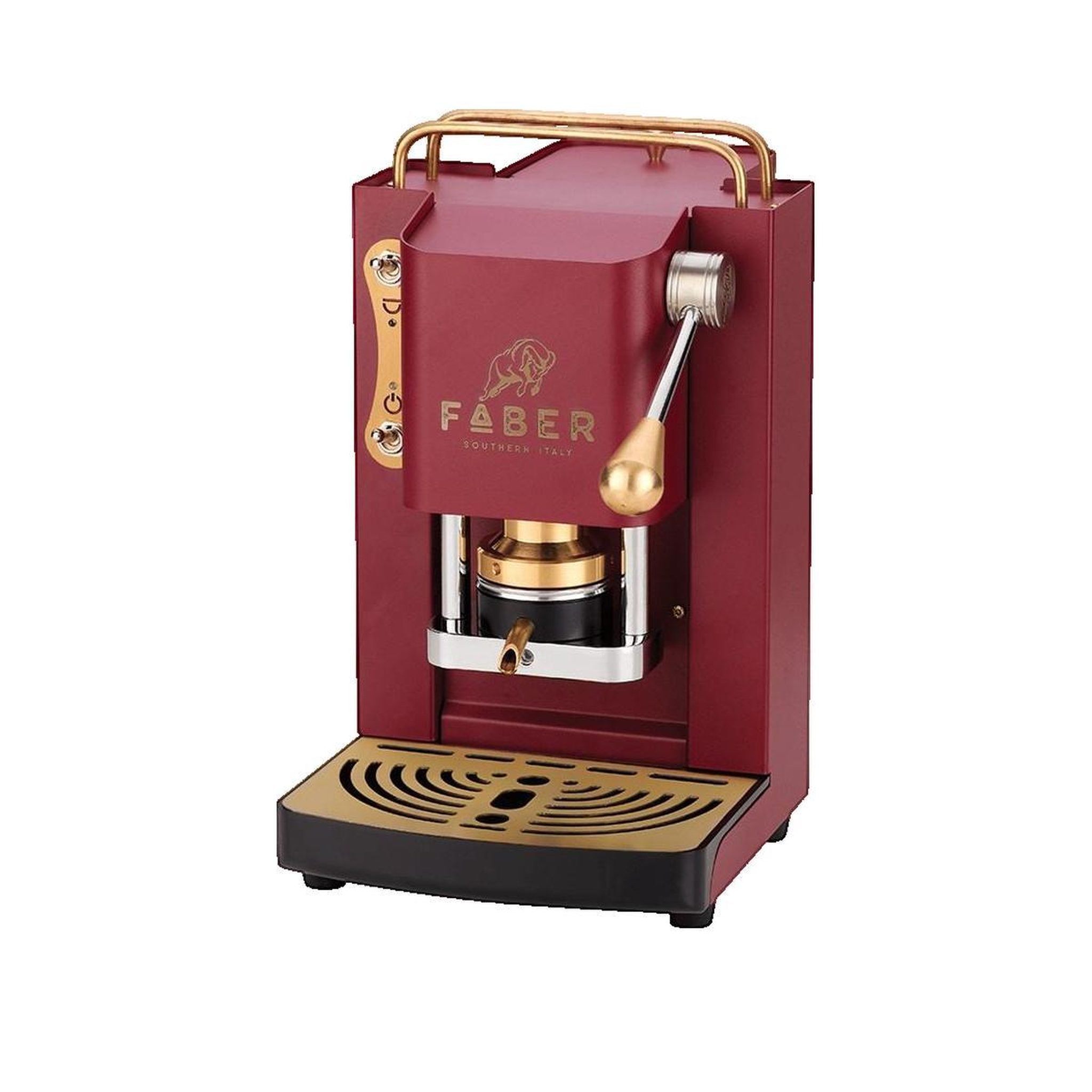 faber Machine à café Faber-coffee-machines Italia Mini Deluxe rouge