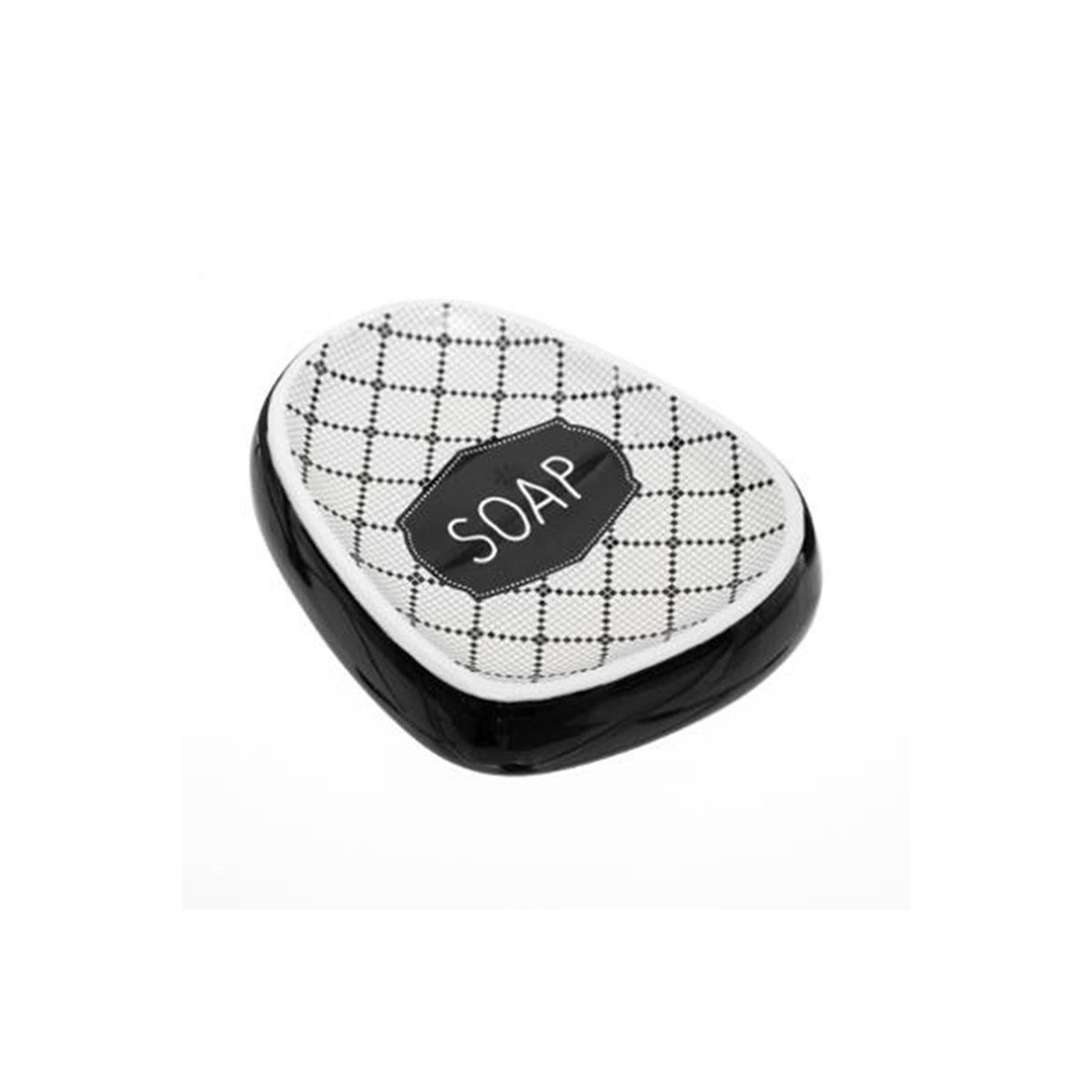 FIVE Porte savon en céramique  cadence  12cm noir