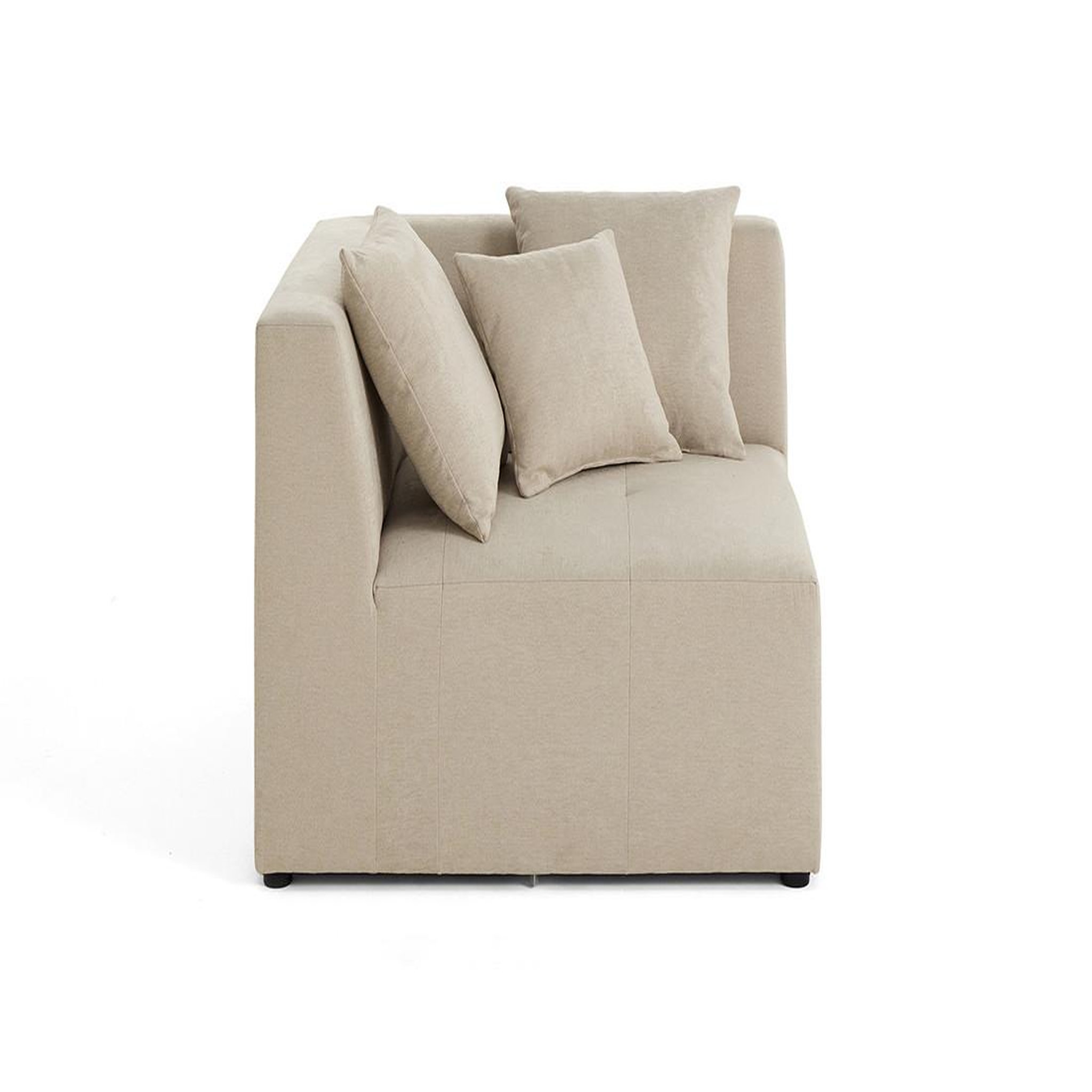 BEST MOBILIER Amalfi - module d'angle réversible - en tissu. Coloris disponibles : Vert