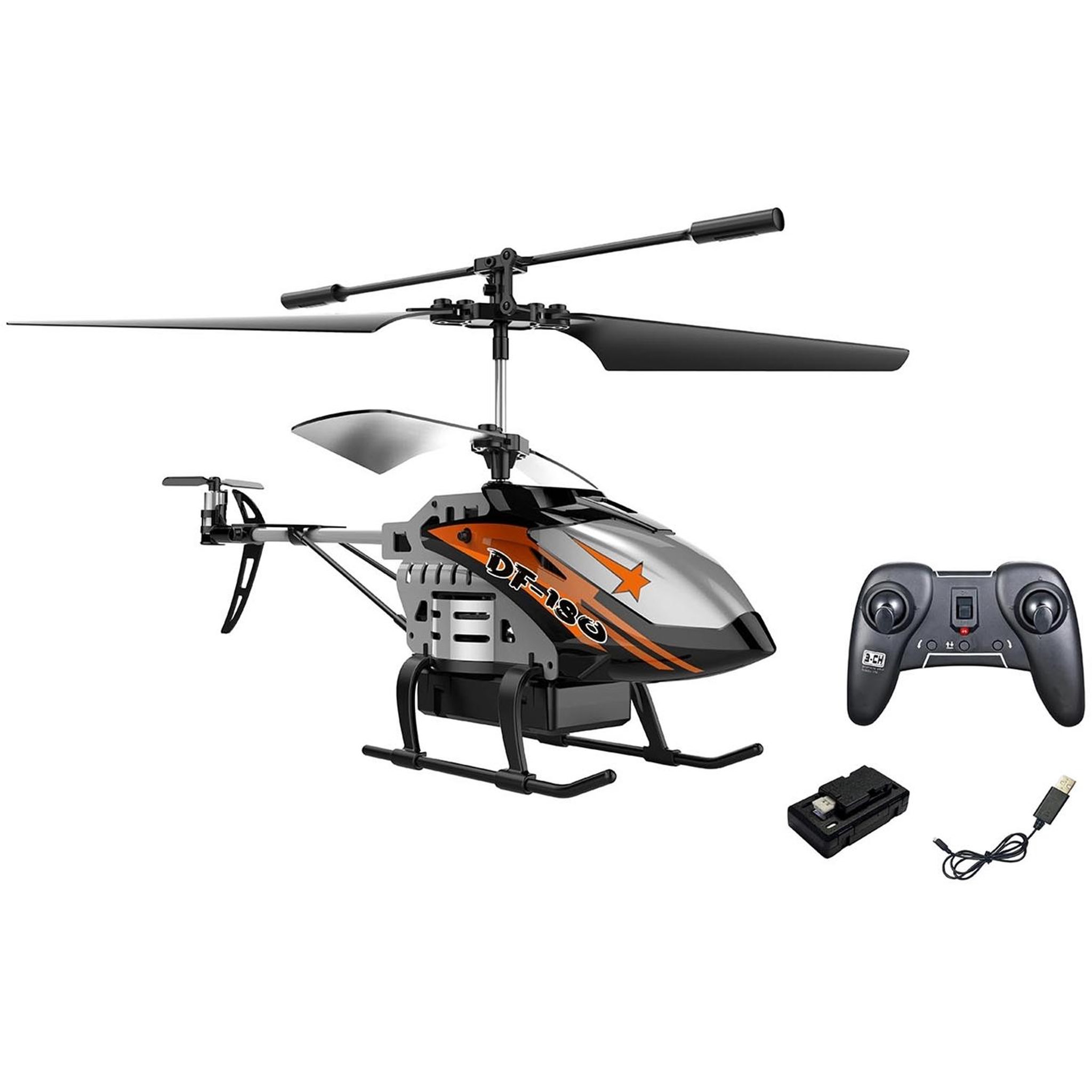 Voir la diapositive 3 : DF-MODELS RC Helicopter DF-180