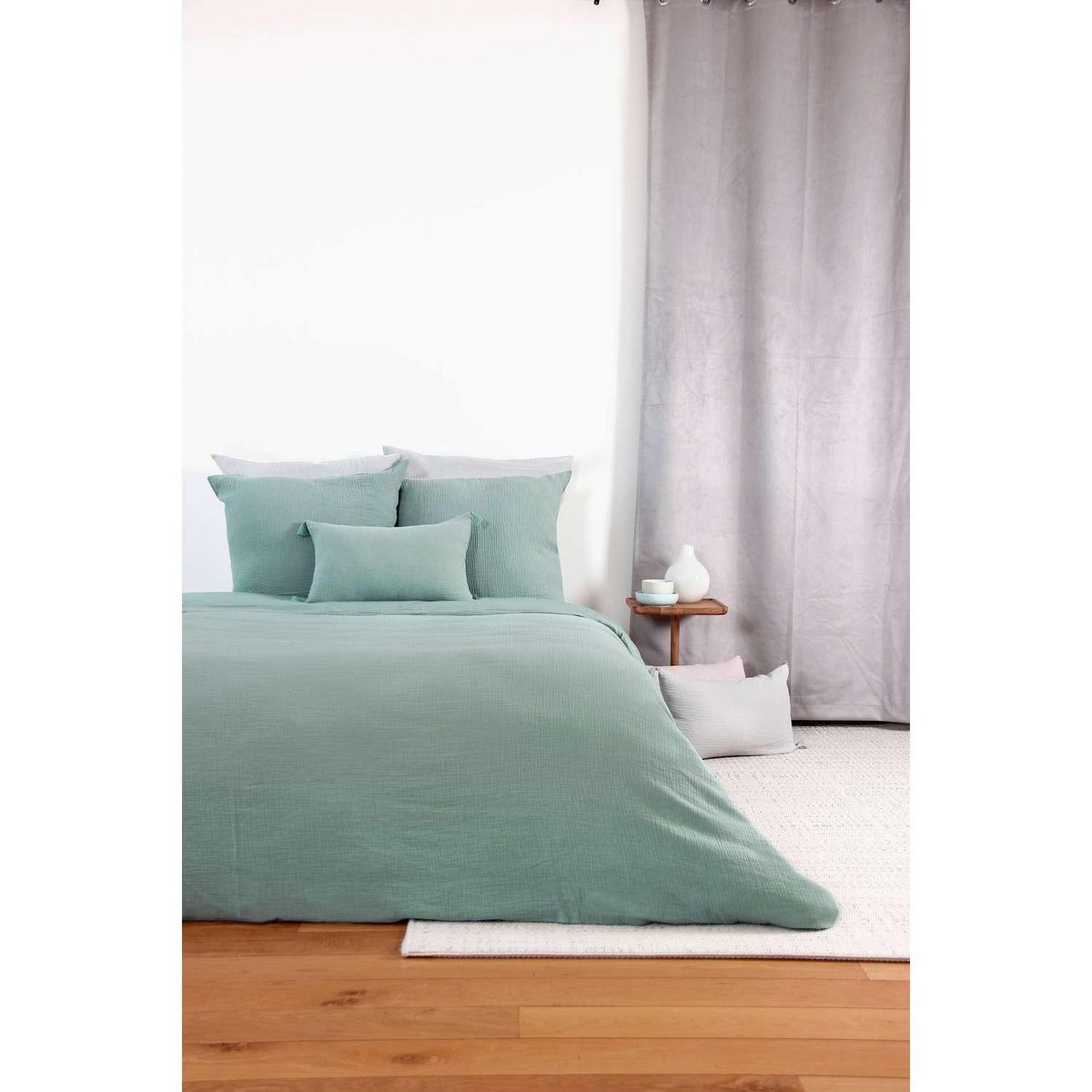 COTE DECO Parure de lit - Double gaze de coton