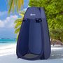 Voir la diapositive 2 : OUTSUNNY Tente de douche pliable pop-up automatique instantanée cabinet de changement camping polyester bleu marine