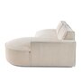Voir la diapositive 5 : LISA DESIGN Spiaggia - canapé d'angle droit - forme arrondie - 4 places - en velours côtelé