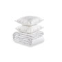 Voir la diapositive 3 : DEKO DREAM Pack pret a dormir TOP Matelas 140x190 cm + Sommier + Couette + 2 oreillers 60x60 cm -  14 cm