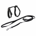 Paris Prix Harnais & Laisse pour Chat  Kit  120cm Noir
