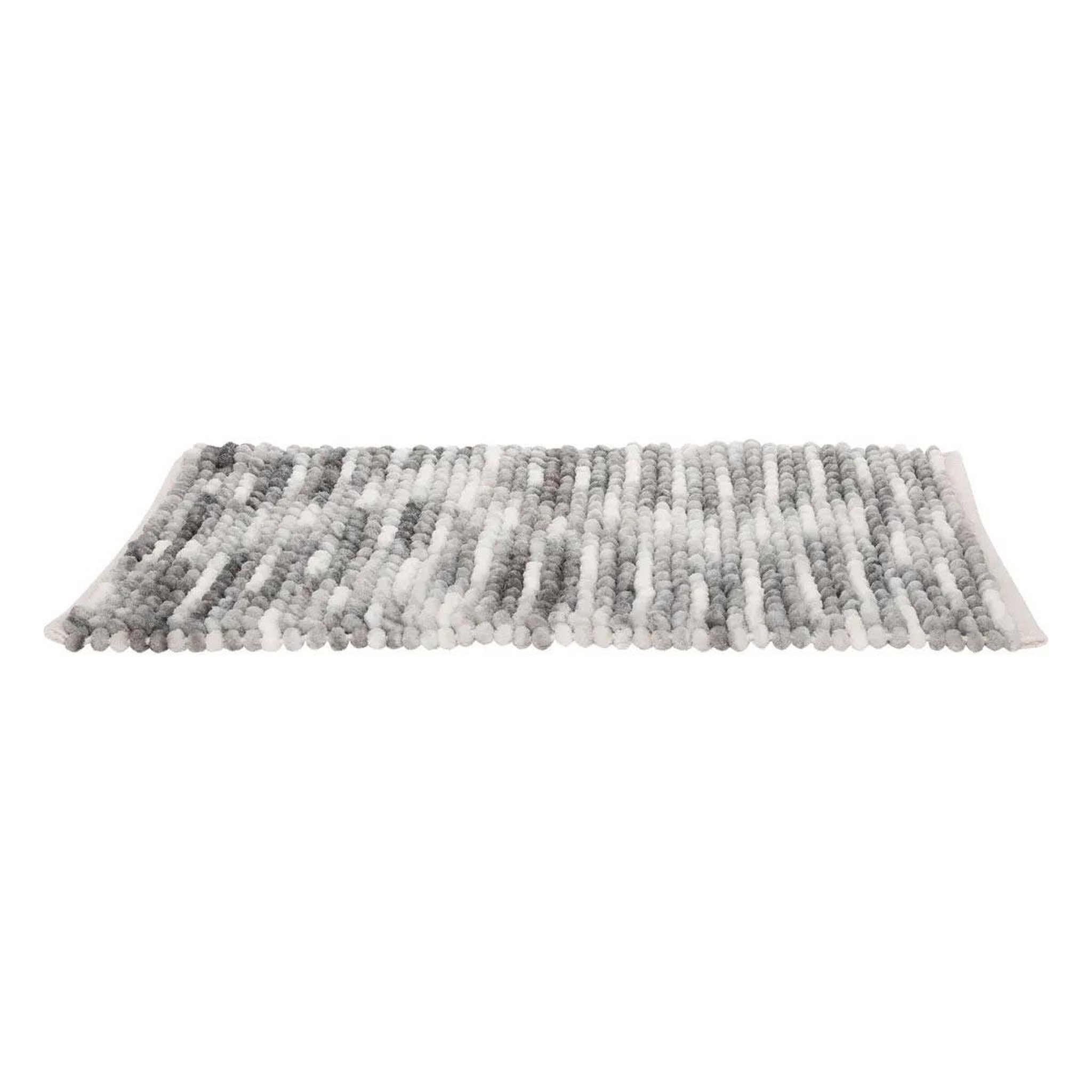 Voir la diapositive 2 : FIVE Tapis de bain en coton  dégradé  50x75cm gris
