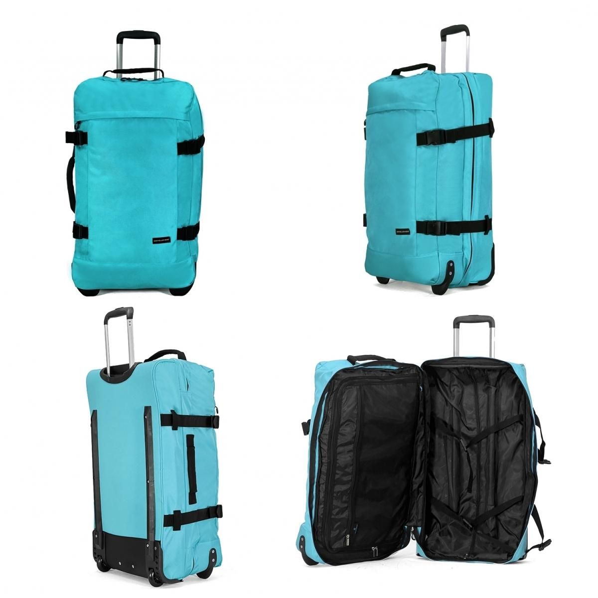 David Jones Sac de voyage à roulettes 74L double compartiment 70cm