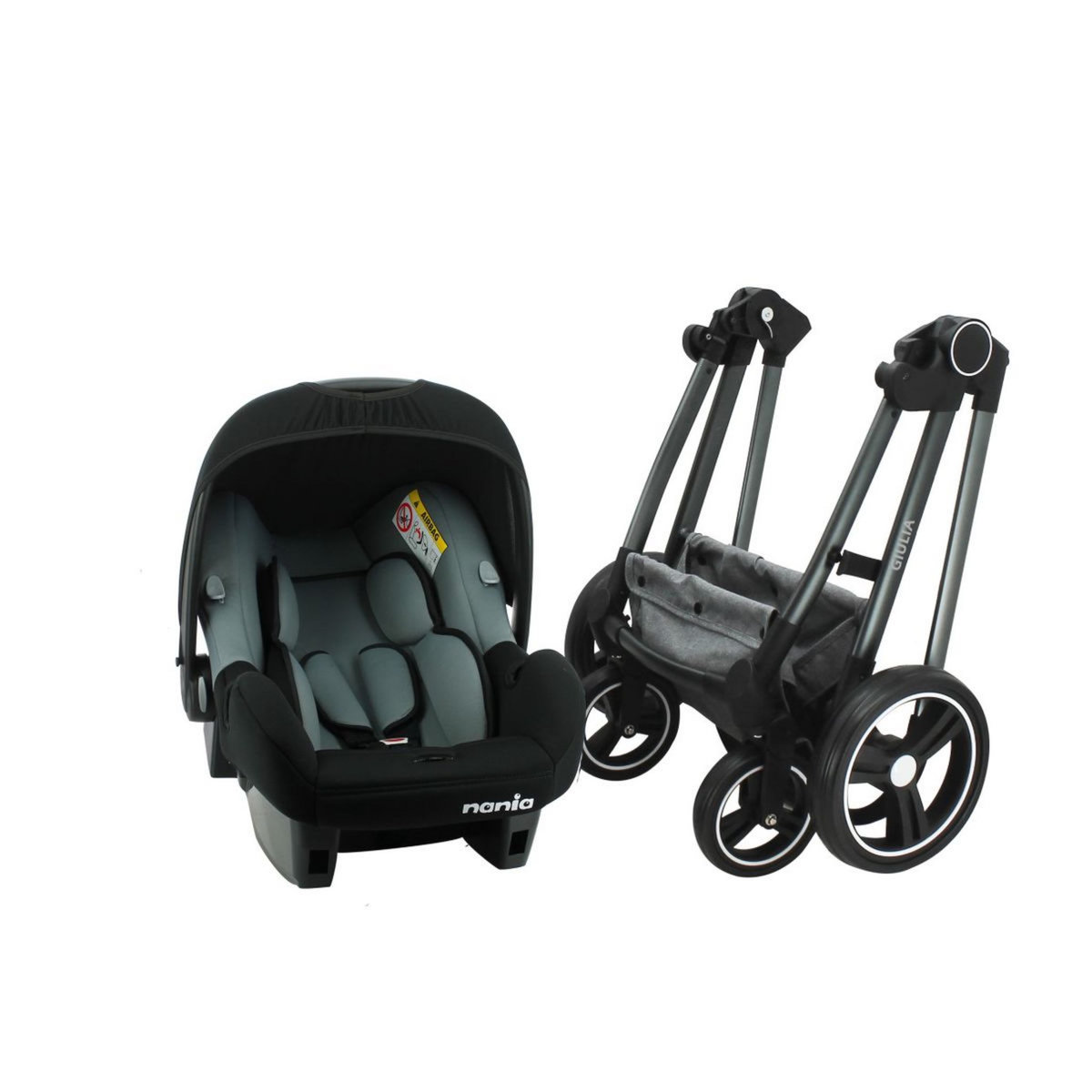 NANIA Poussette combinée 3 en 1 GIULIA 